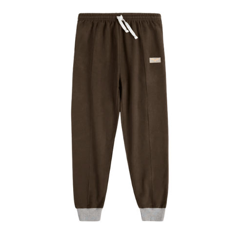 Soft Fleece Joggers - Casual Trousers - Brown