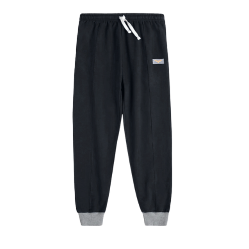 Soft Fleece Joggers - Casual Trousers - Jet Black
