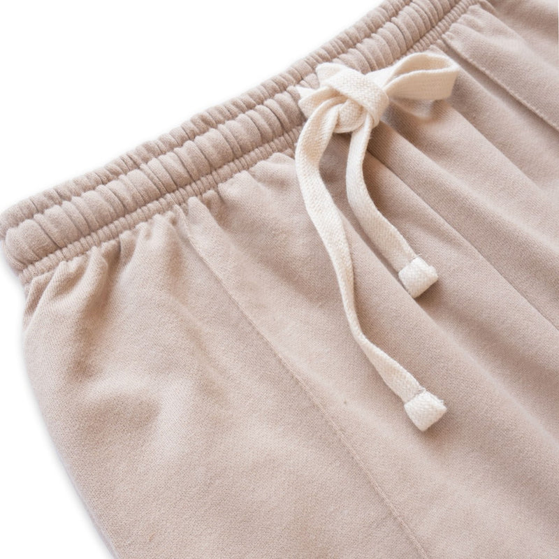 Soft Fleece Joggers - Casual Trousers - Sand stone