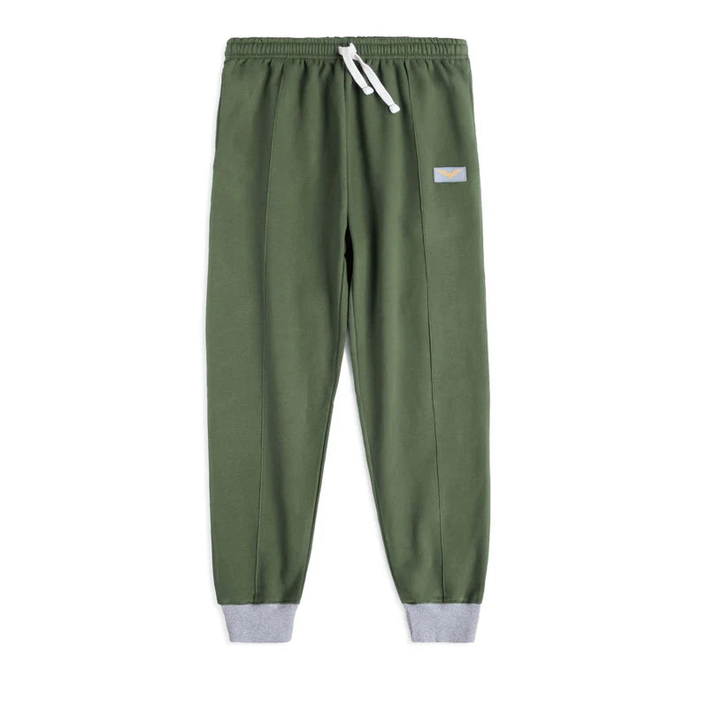 Soft Fleece Joggers - Casual Trousers - Olive