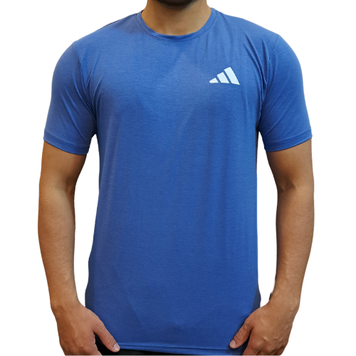 Adidas Cotton Dri-Fit Tee - Ocean Blue