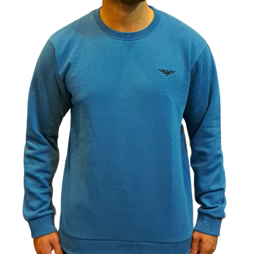 Premium SweatShirt - Aqua Blue