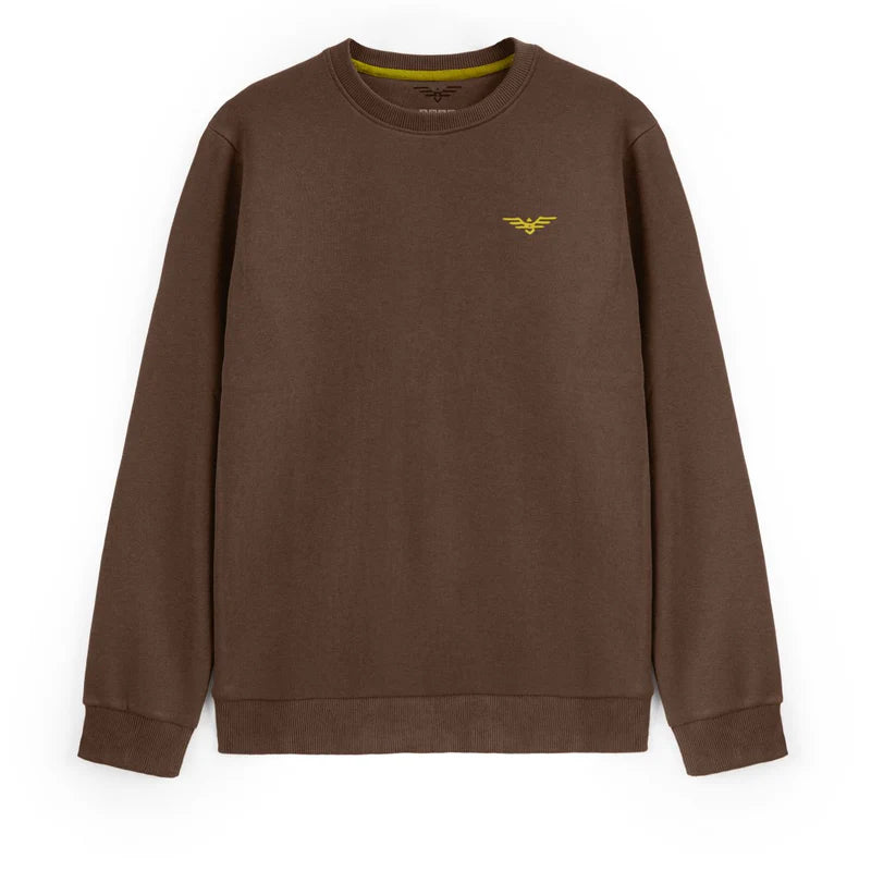 Premium SweatShirt - Chocolate Brown