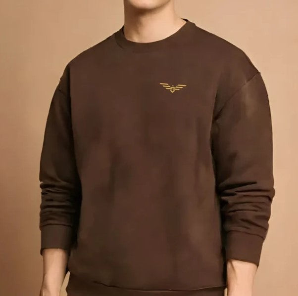 Premium SweatShirt - Chocolate Brown